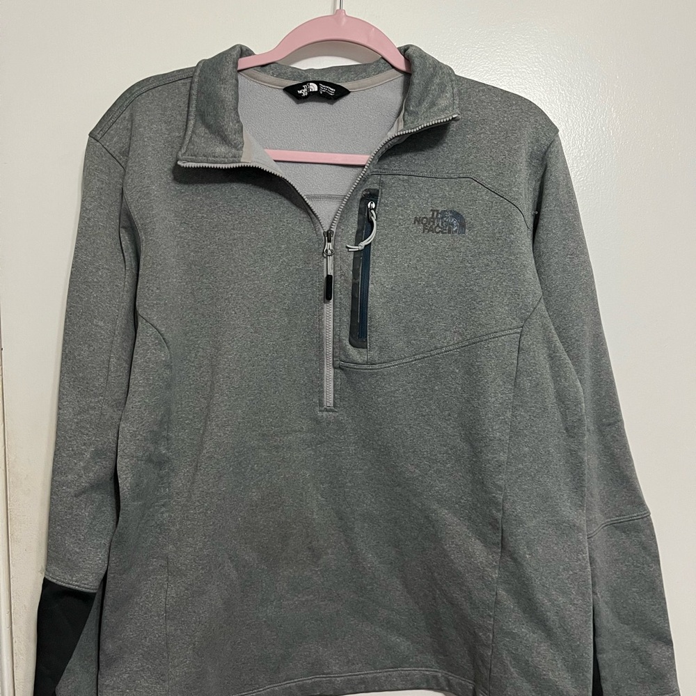 The North Face Men's Zip-Up Sweater in Gray